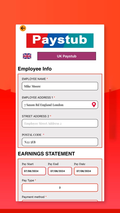 UK Paystub: Paycheck maker AI screenshot-4