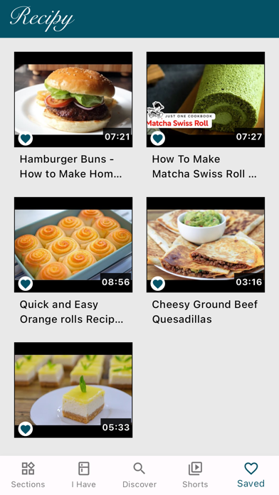 Recipy - Bakery Goods Recipes Screenshot
