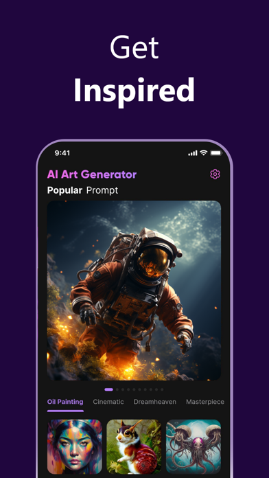 PhotoArts - AI Art Generator Screenshot