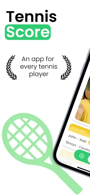 Tennis - Scorekeeper & Counter screenshot 1