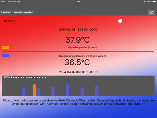 Screenshot #5 pour Fieber Thermometer 37°C