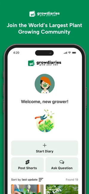 GrowDiary screenshot 1