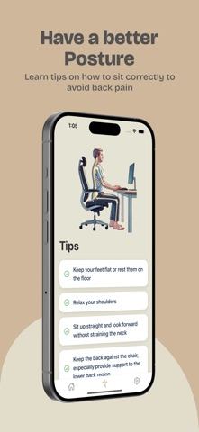 Posturely - Posture Reminder Screenshot 2 of 5