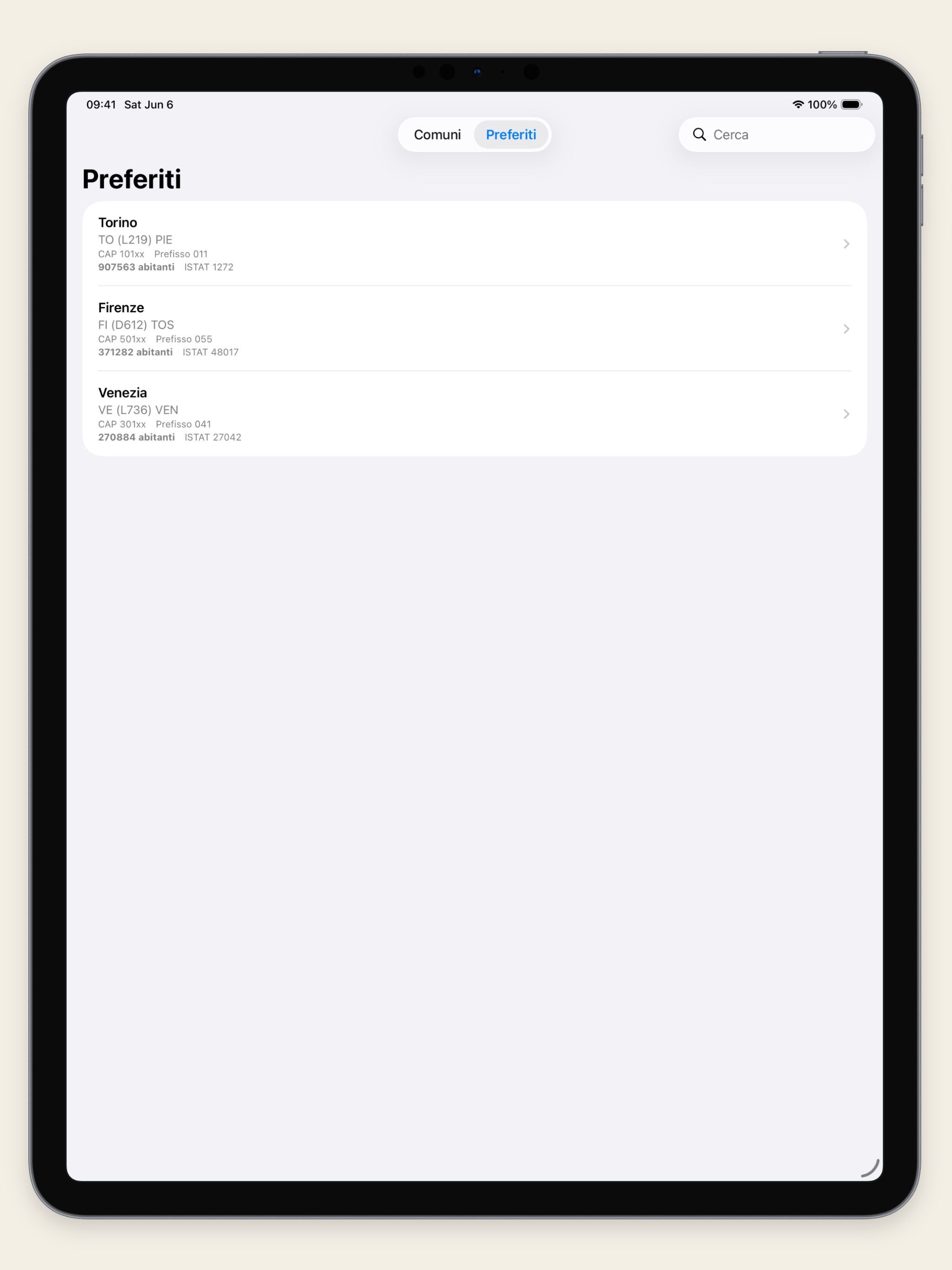 Comuni+ screenshot 7