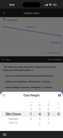weight.mate Screenshot 2 of 7