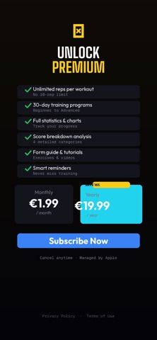Squat Checker – AI Form Coach Screenshot 8 of 8