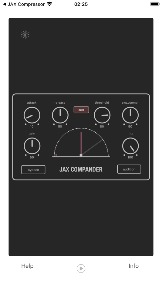 #1. JAX DYNAMICS : Compander (iOS) 由: Jens Guell