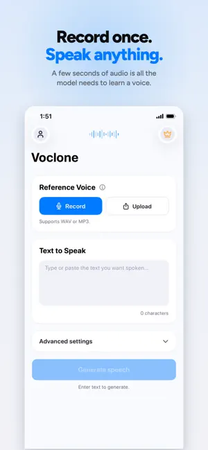 Voclone: AI Voice Cloning screenshot 2