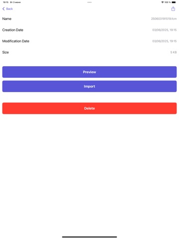 Friendly Contacts Manager iPad screenshot