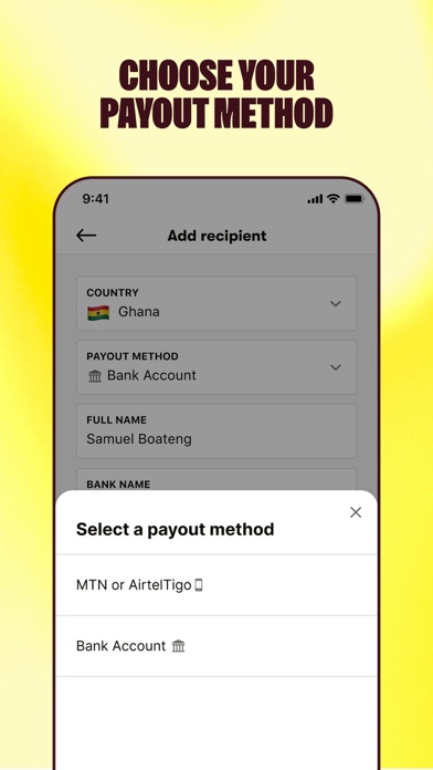 Sendwave - Send Money Screenshot
