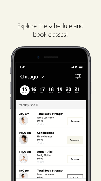 Ethos Training iPhone screenshot 3 - Health & Fitness app