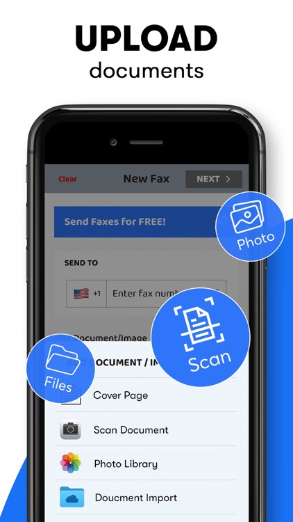 FAX from iPhone・Send Document