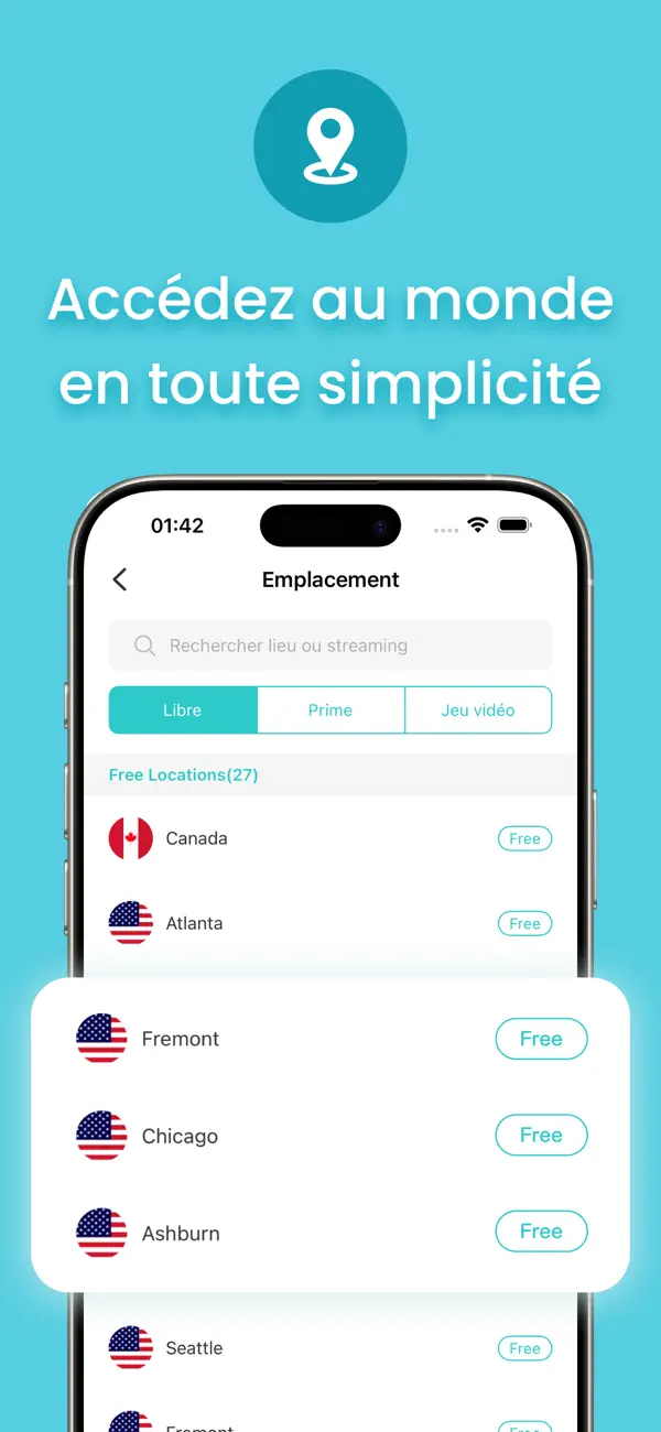 Screenshot #3 pour X-VPN: VPN rapide et sécurisé