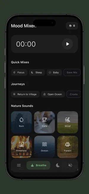 Mood Mixer: Focus & Breathe screenshot 1