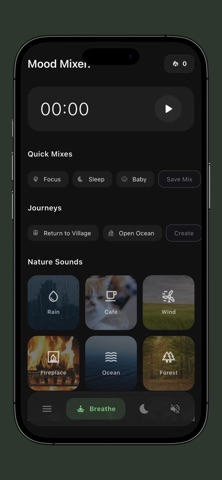 Mood Mixer: Focus & Breathe Screenshot 1 of 4