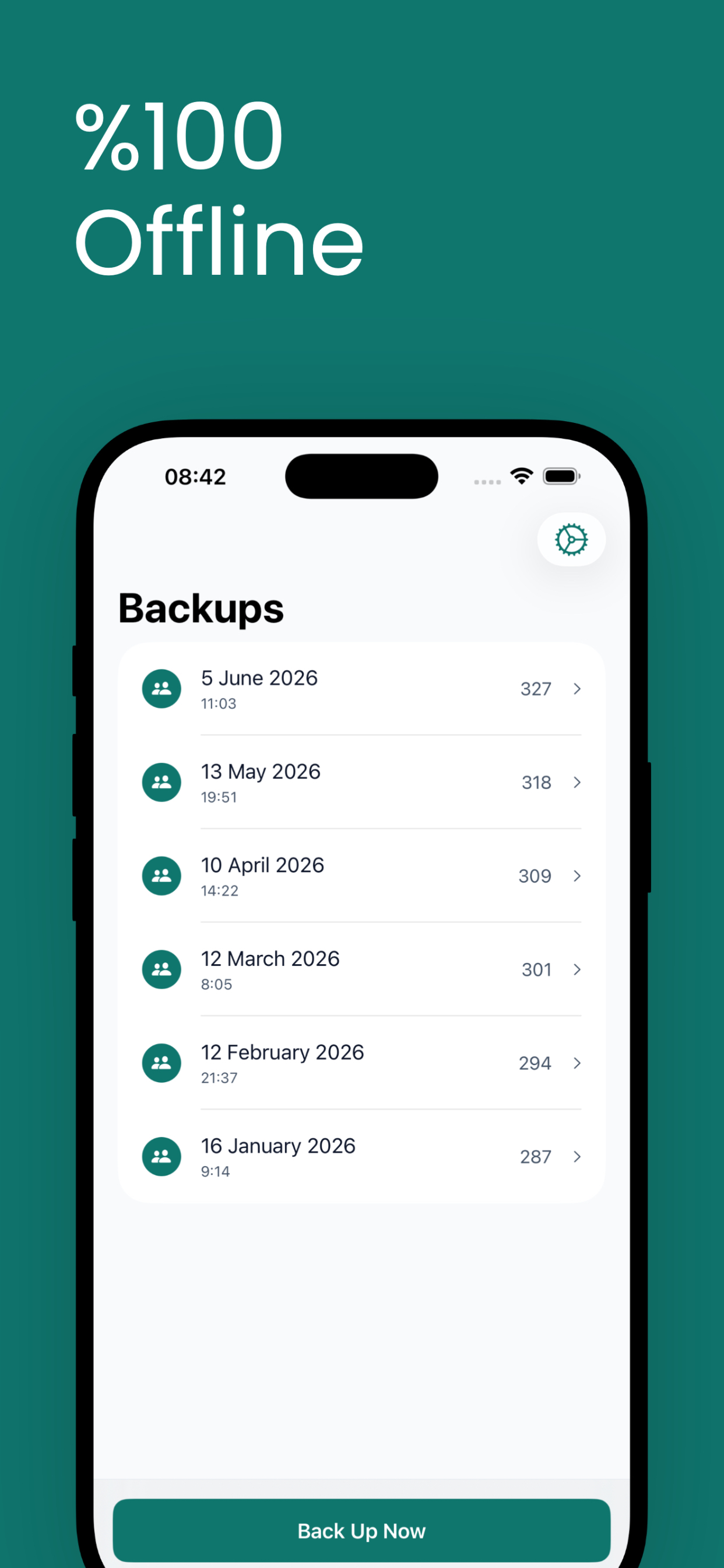 Tap & Backup: Contacts Export screenshot 3