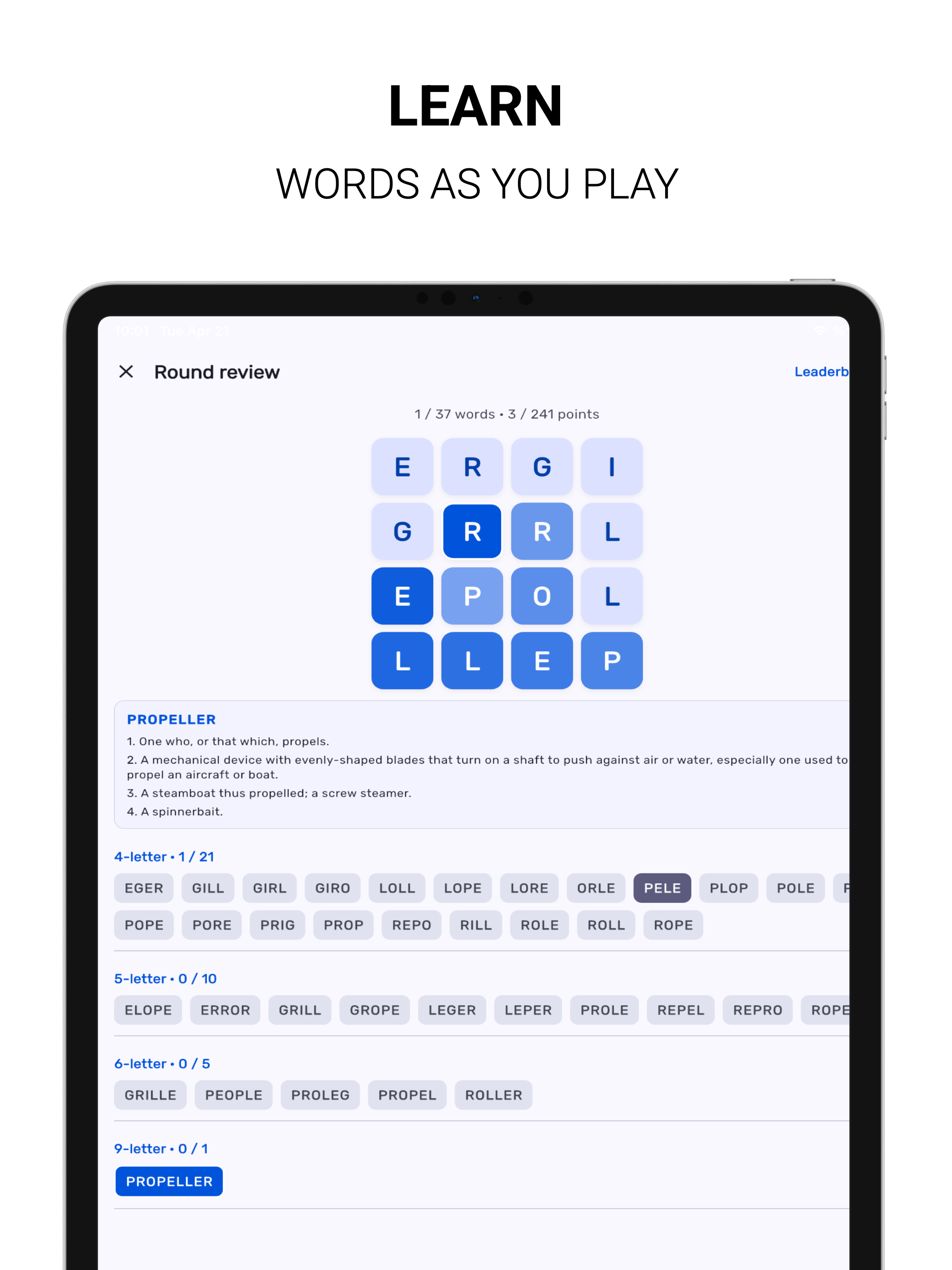 Wordsmith: Word Puzzle screenshot 11