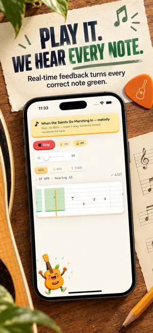 HiGuitar - Learn Real Guitar screenshot 2