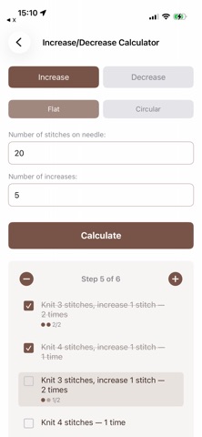 KnitAndCalc Screenshot 3 of 5