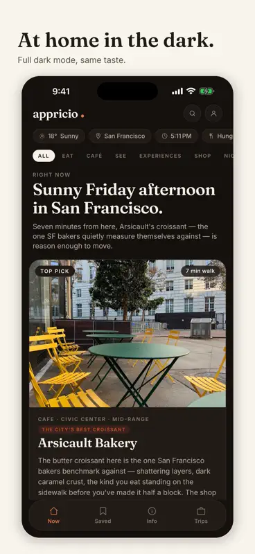 Appricio: Be a local, anywhere screenshot 8 of 8