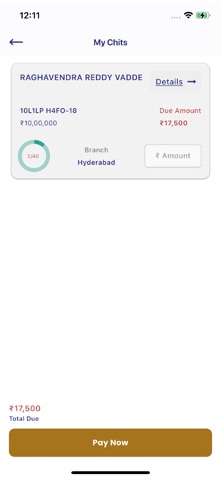 Neeladri Chits Member App screenshot