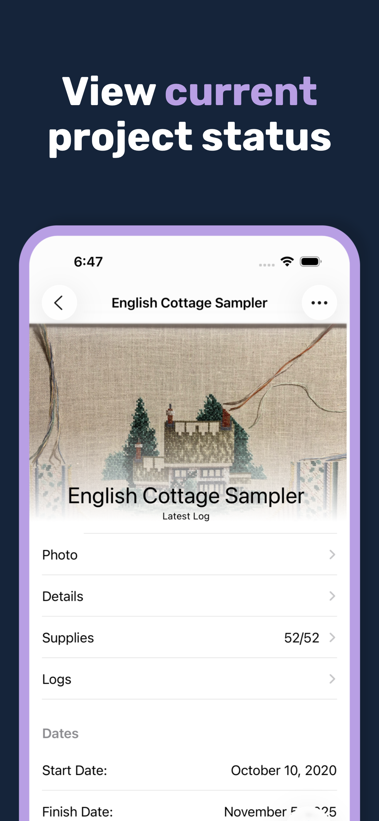 Cross Stitch Journal