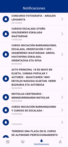 Nafarmendi Licencias screenshot