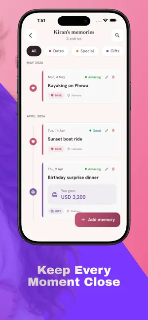 LoveLog - Private Relationship screenshot 4