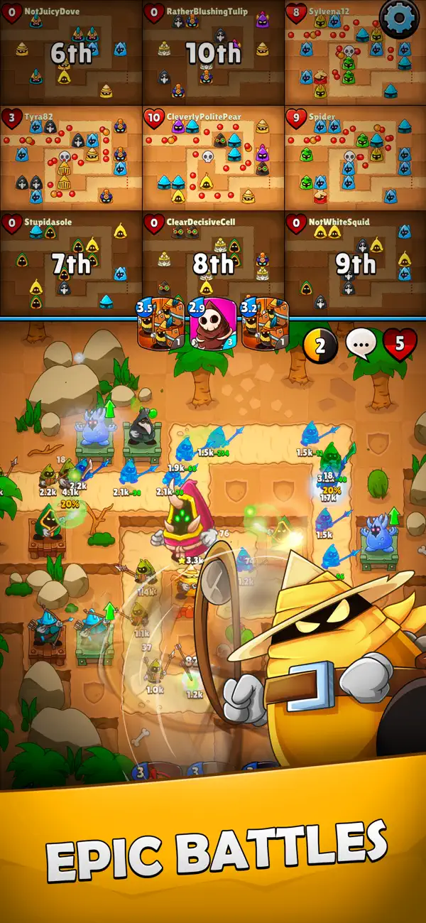 Omega Royale - Tower Defense Hack screenshot 1 - game app interface