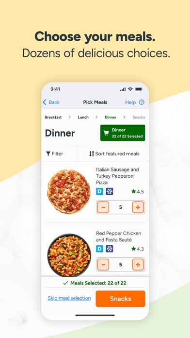Nutrisystem Screenshot