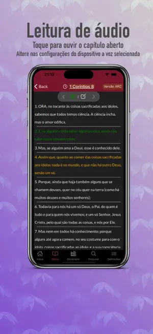 Bíblia Portuguesa ARA, ARC, LV screenshot 4