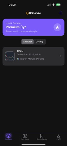 Coinanalyze: AI Kripto Analizi screenshot