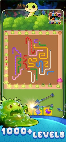 Gecko Color: Get Away iPhone screenshot