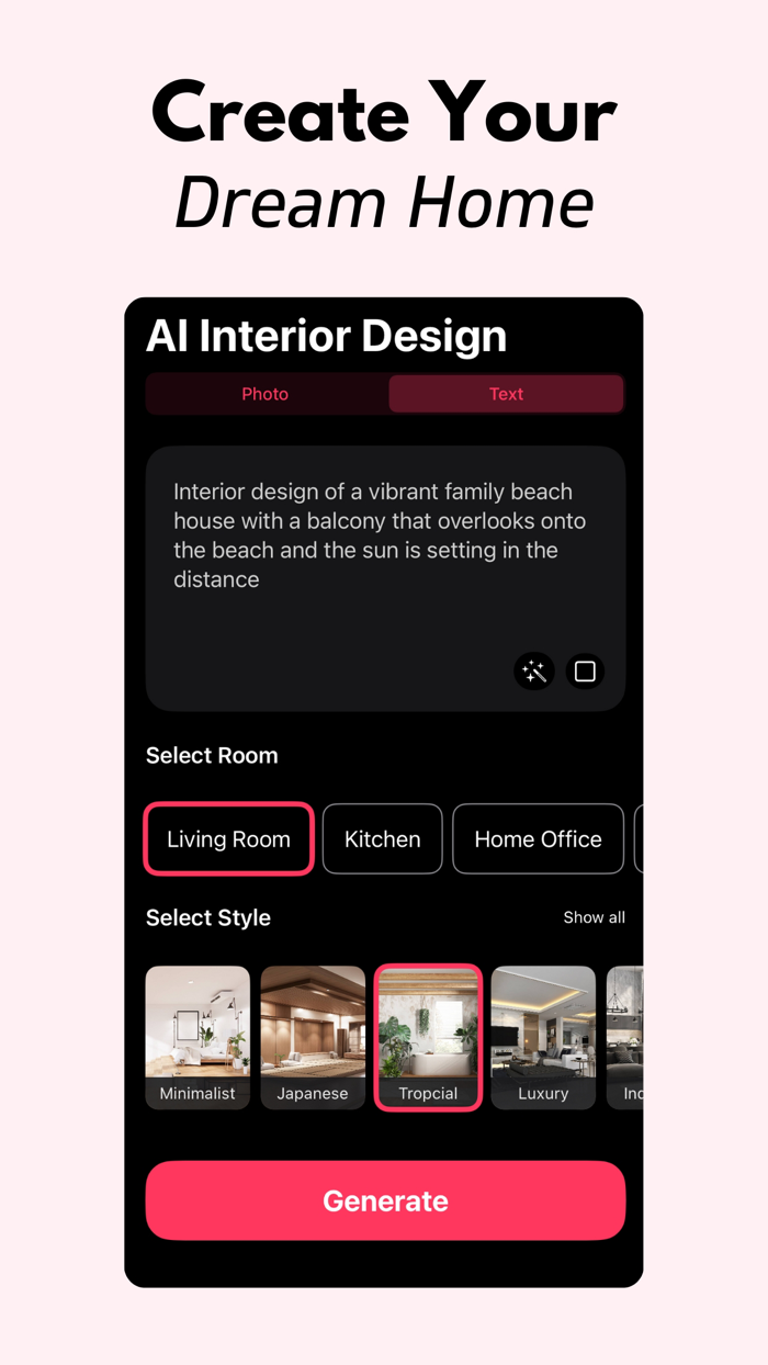 AI Interior Design Remodel