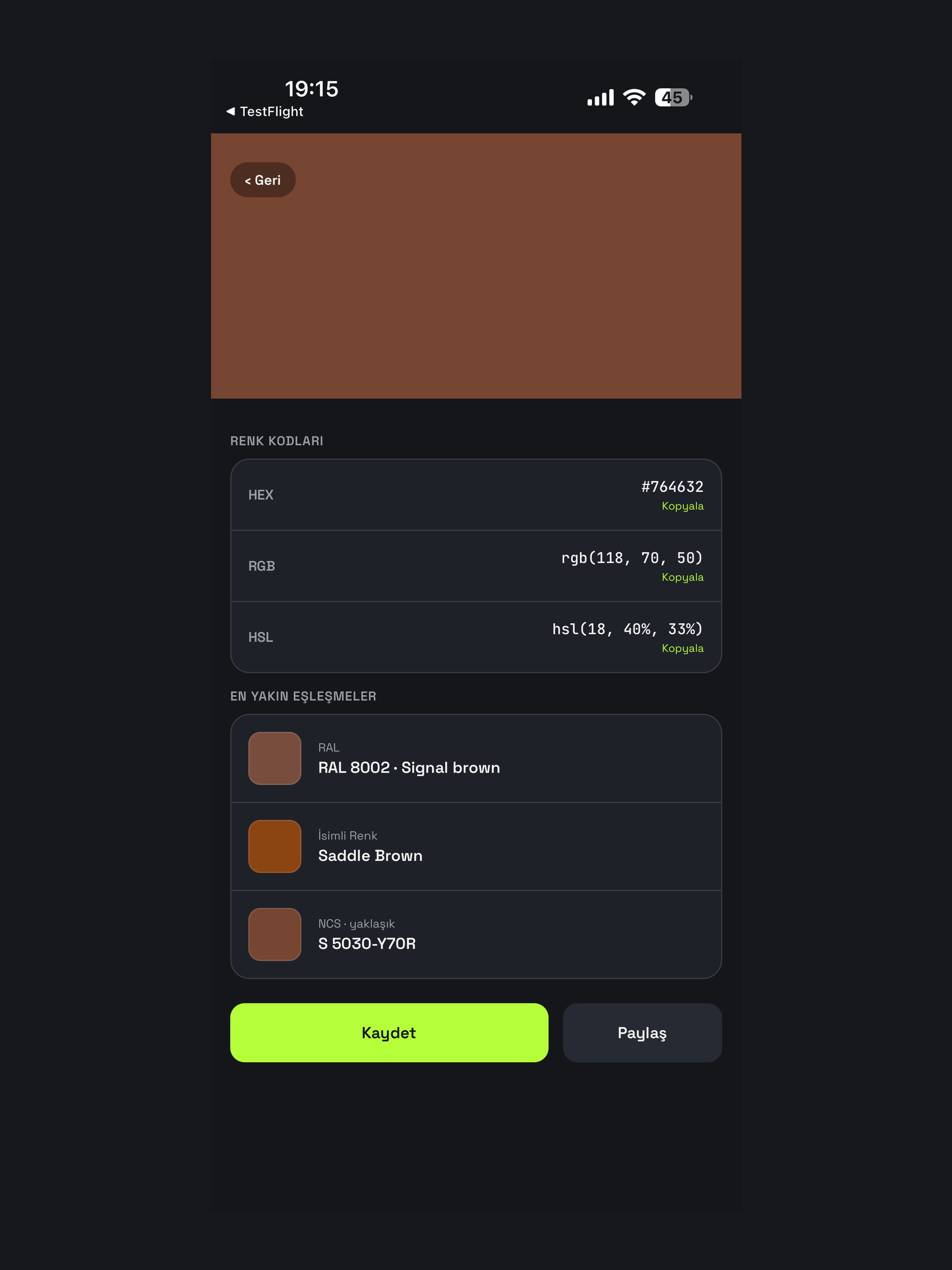 Huey: Photo Color Picker screenshot 9