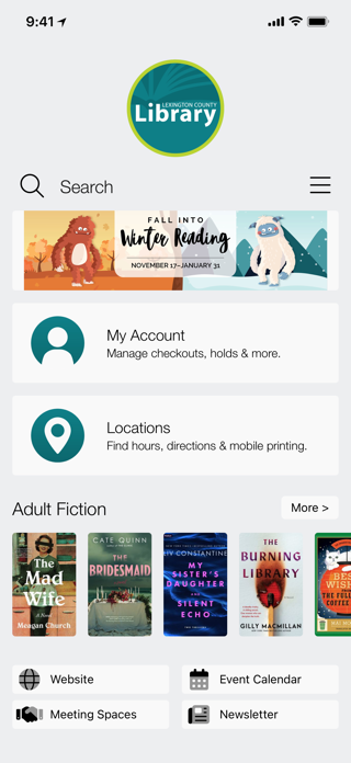 Lexington County Library Screenshot 1 of 6