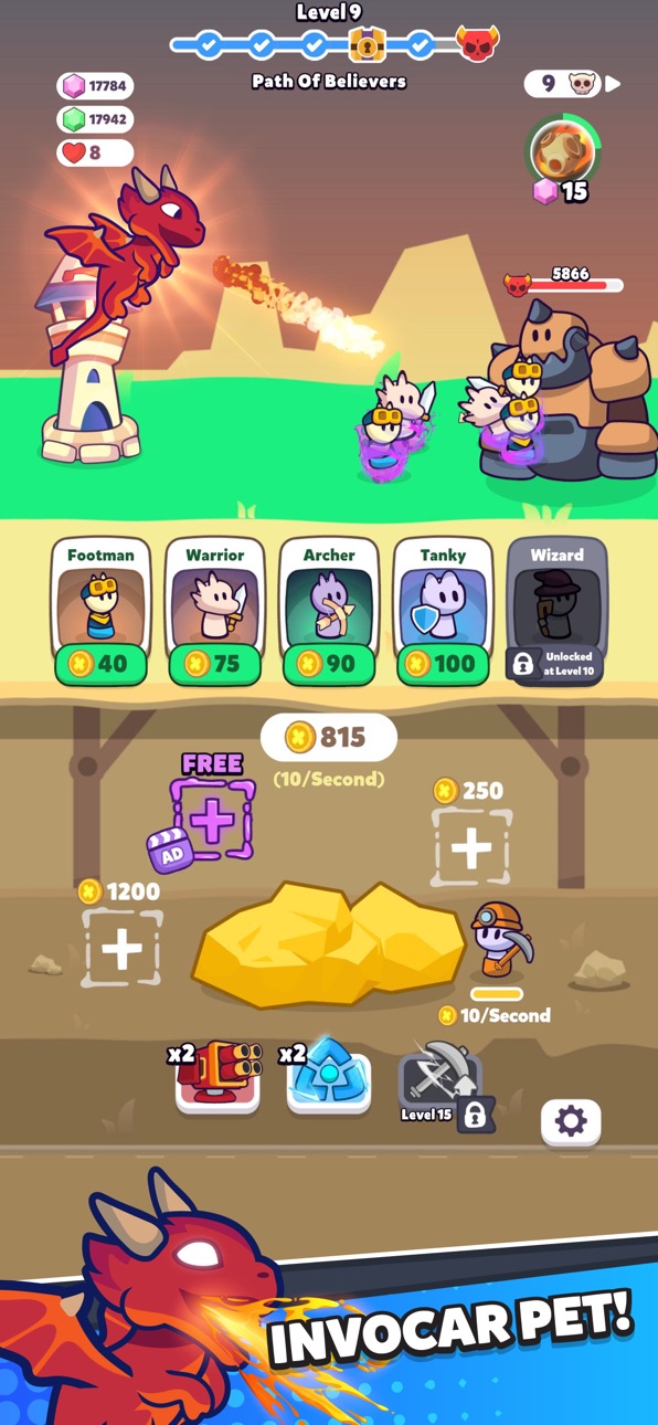 Miner Fighters ! Hack screenshot 4 - iOS game interface