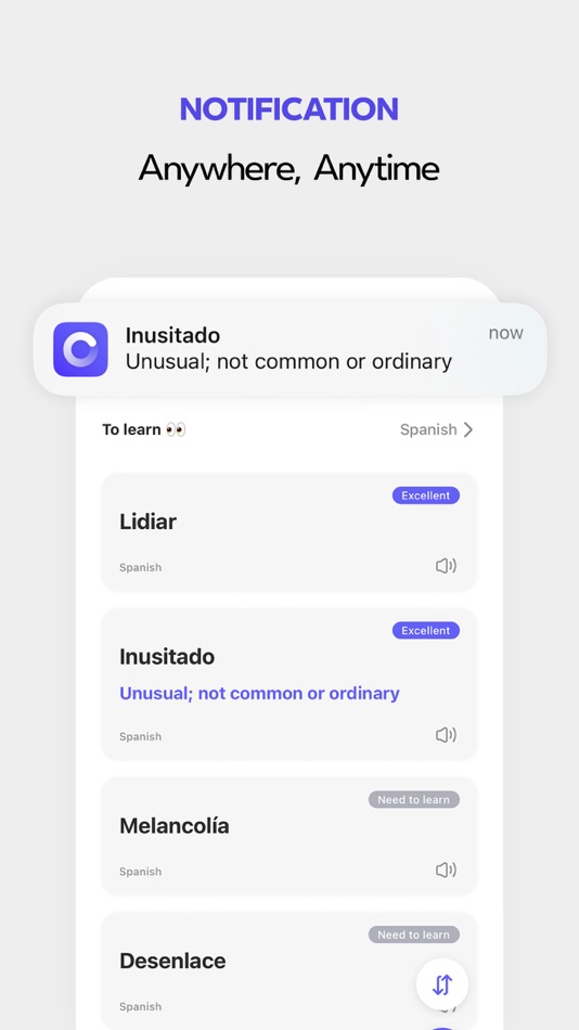#4. Onevoca - Flashcards (iOS) Podle: Minsu Kim