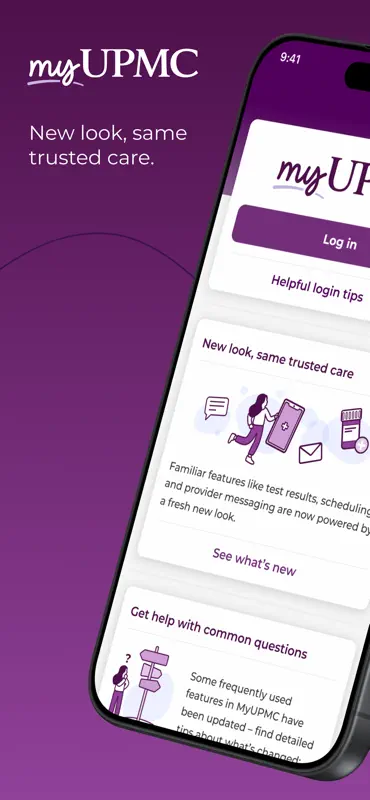 MyUPMC screenshot 1 of 3