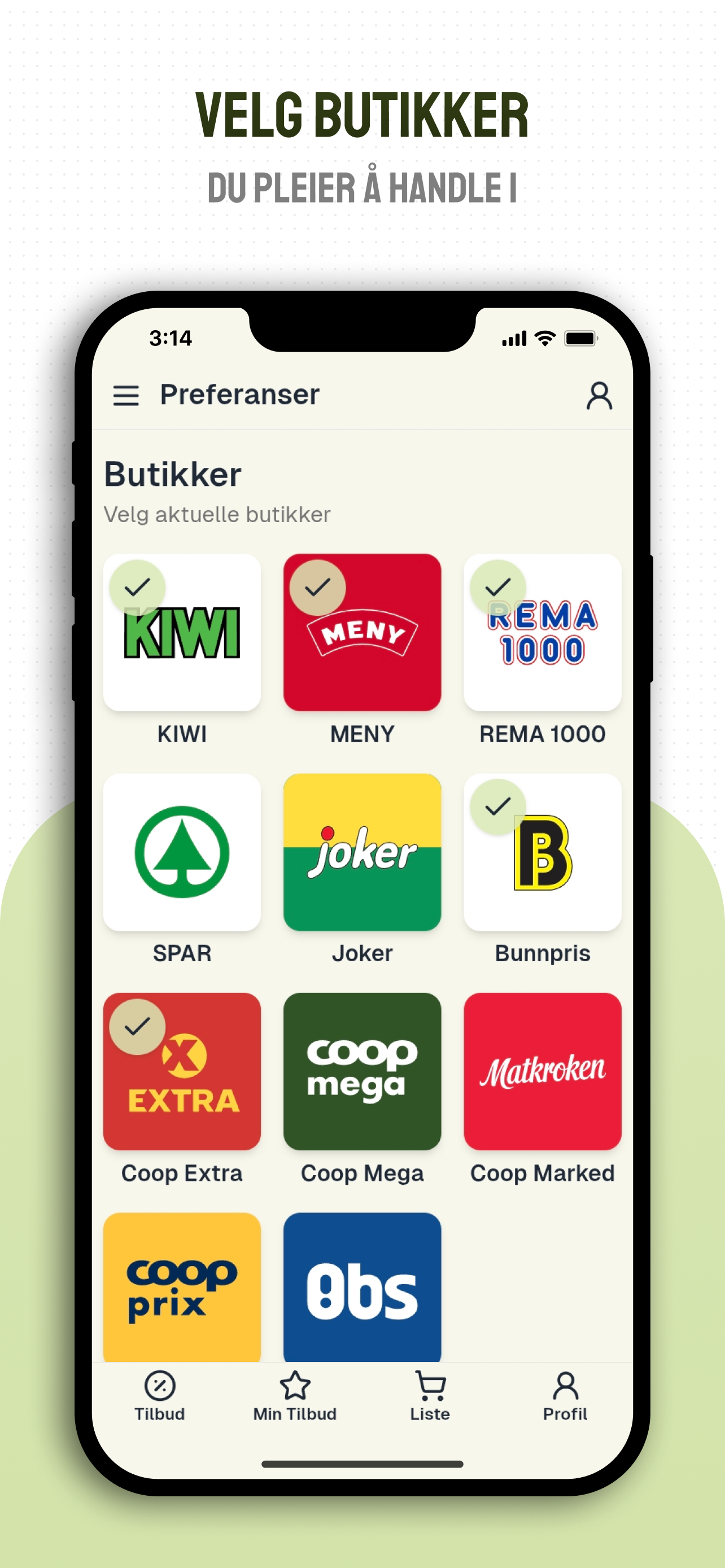 Handleturen – søk på mattilbud