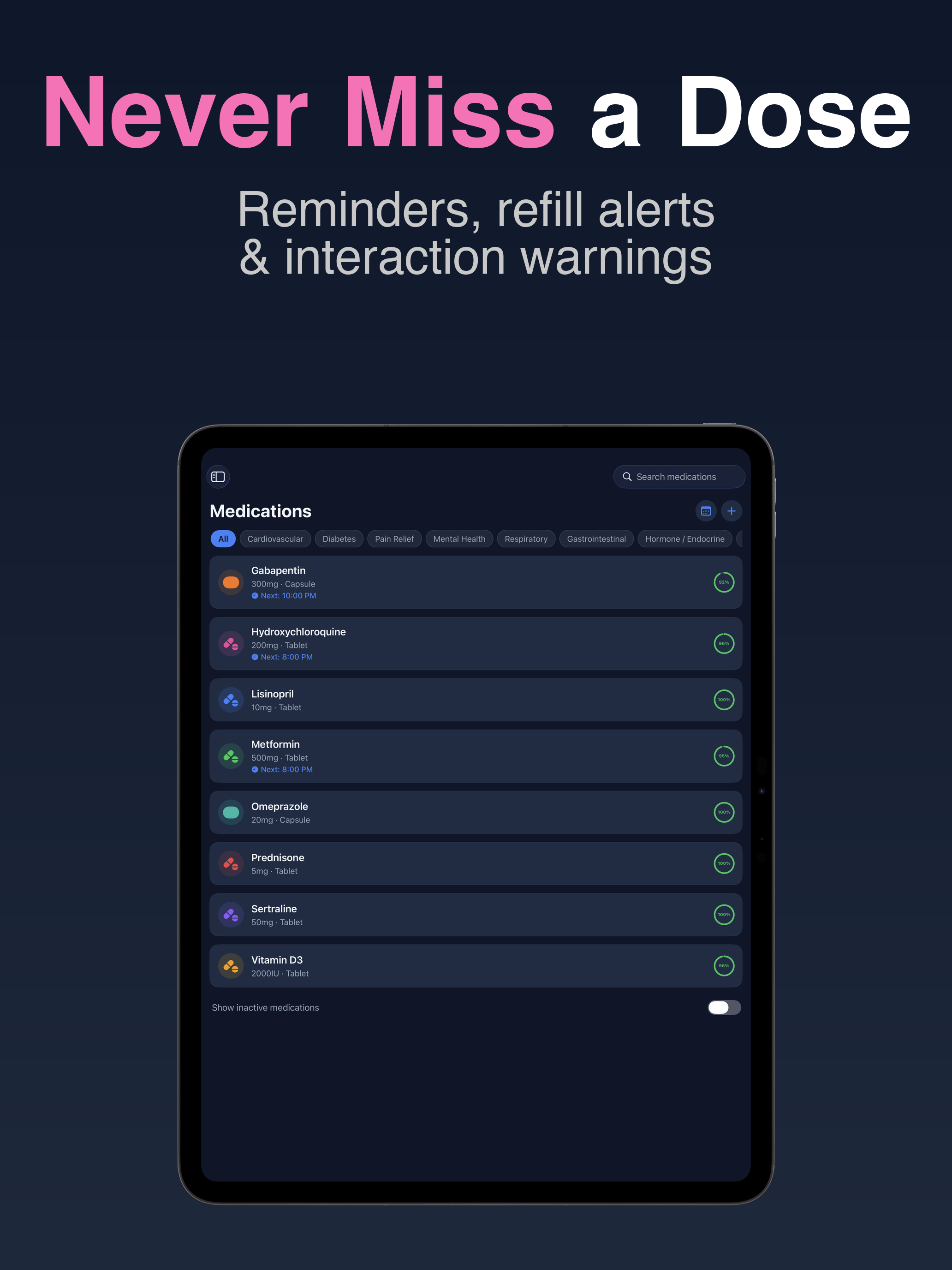 MySpoons: Medical Tracker