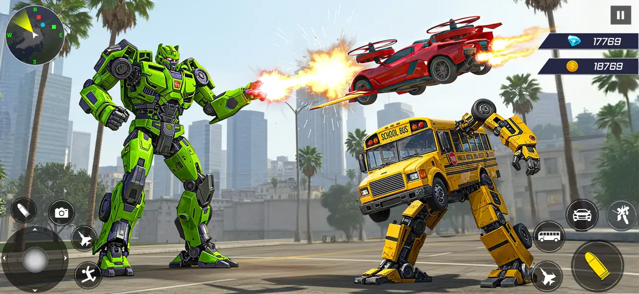 Screenshot #1 pour jeu de voiture multi robot