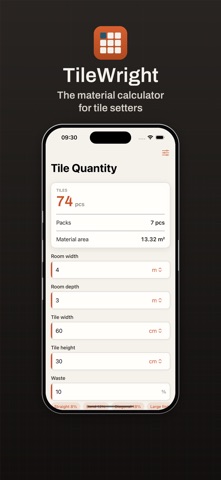 TileWright – Tile Calculator Screenshot 1 of 5