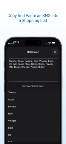 Screenshot of Baskio - Shopping Family List