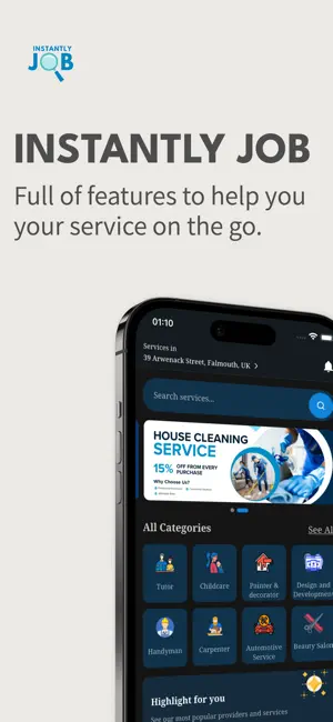 Instantly Job screenshot 1