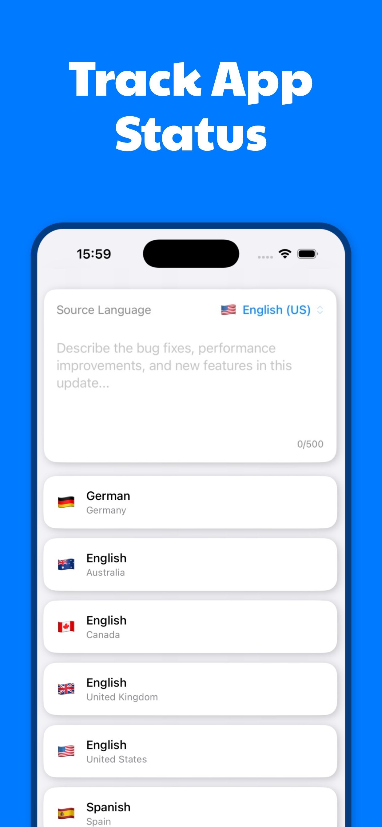 ShipNotes – App Release Notes