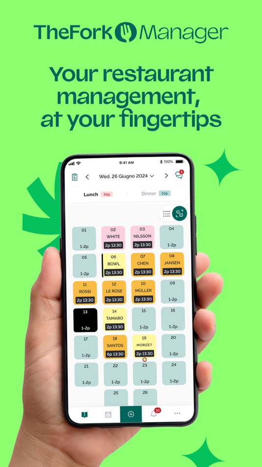 #1. TheFork Manager (iOS) 由: La Fourchette