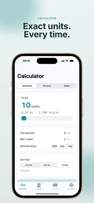 Peptra: Peptide Calculator screenshot 1