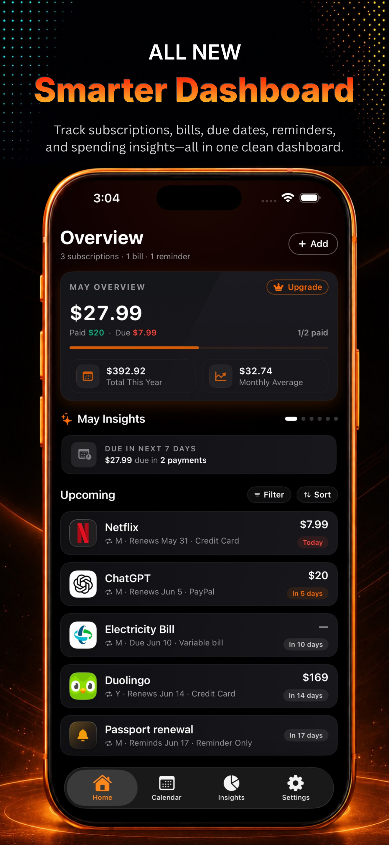 SubSenda: Subscription Tracker screenshot 4