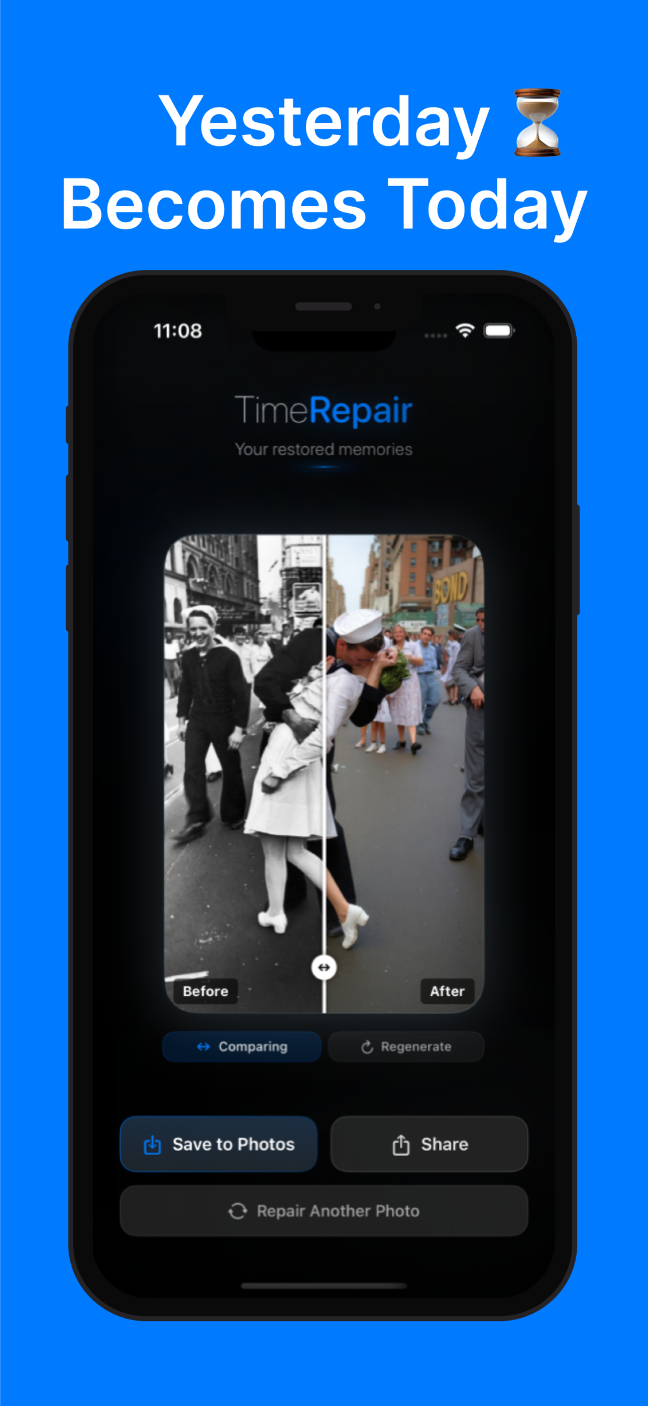 Restore Old Photos: TimeRepair